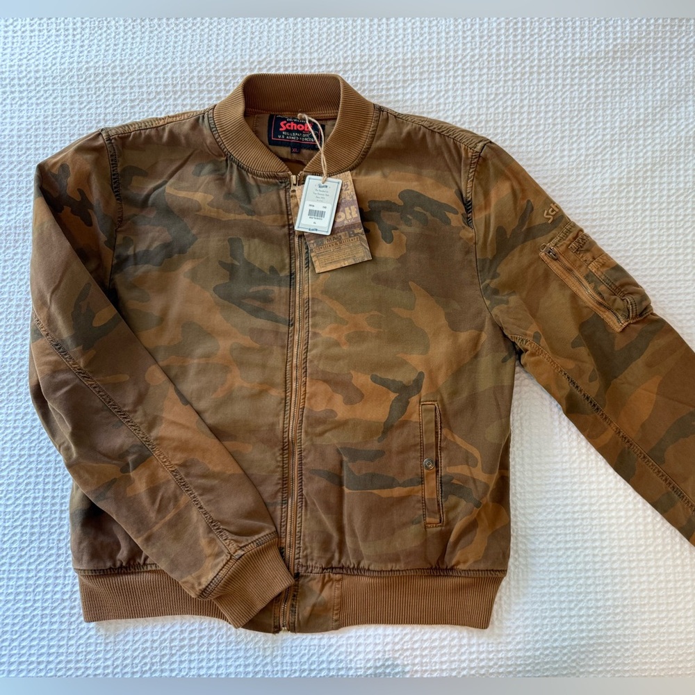 Schott NYC Camo Jacket - XL - New with tags